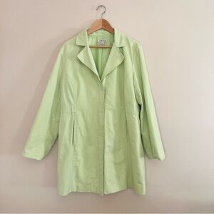 Orvis Light Green Trench Coat